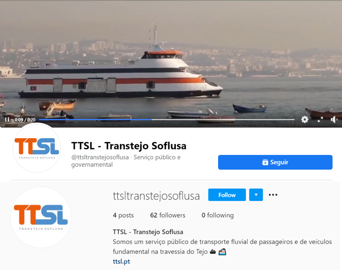 TTSL redes sociais